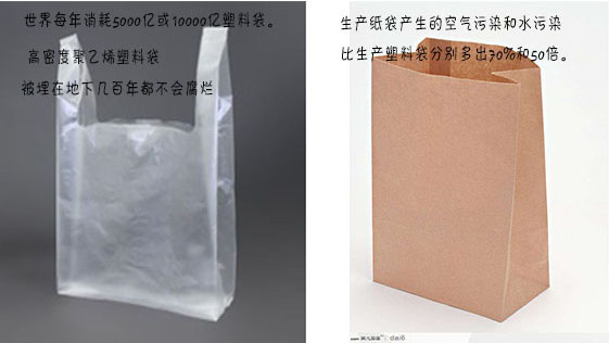 購物袋的選擇（zé）？塑料（liào）袋or紙袋？